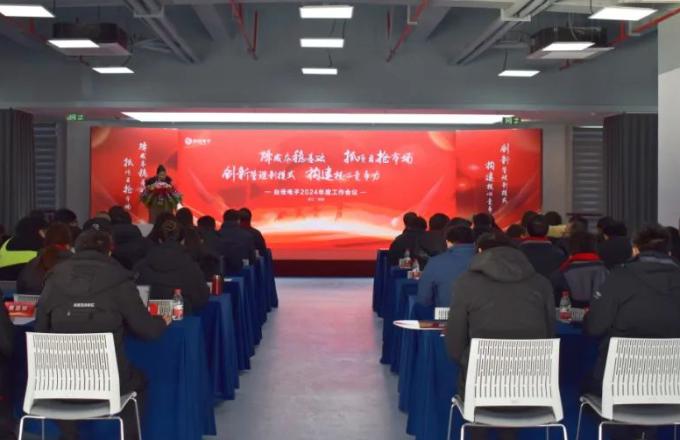 台佳电子2024年度工作会议隆沉召开！